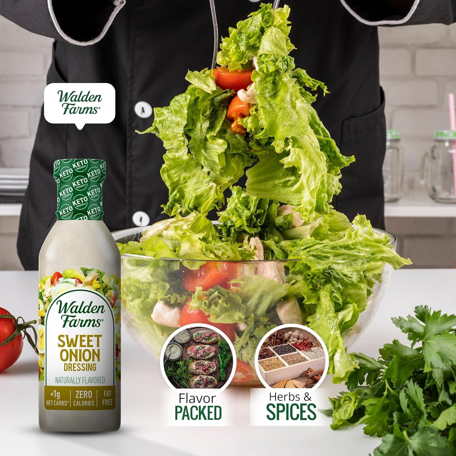 Walden Farms Sweet Onion Dressing 355 ml