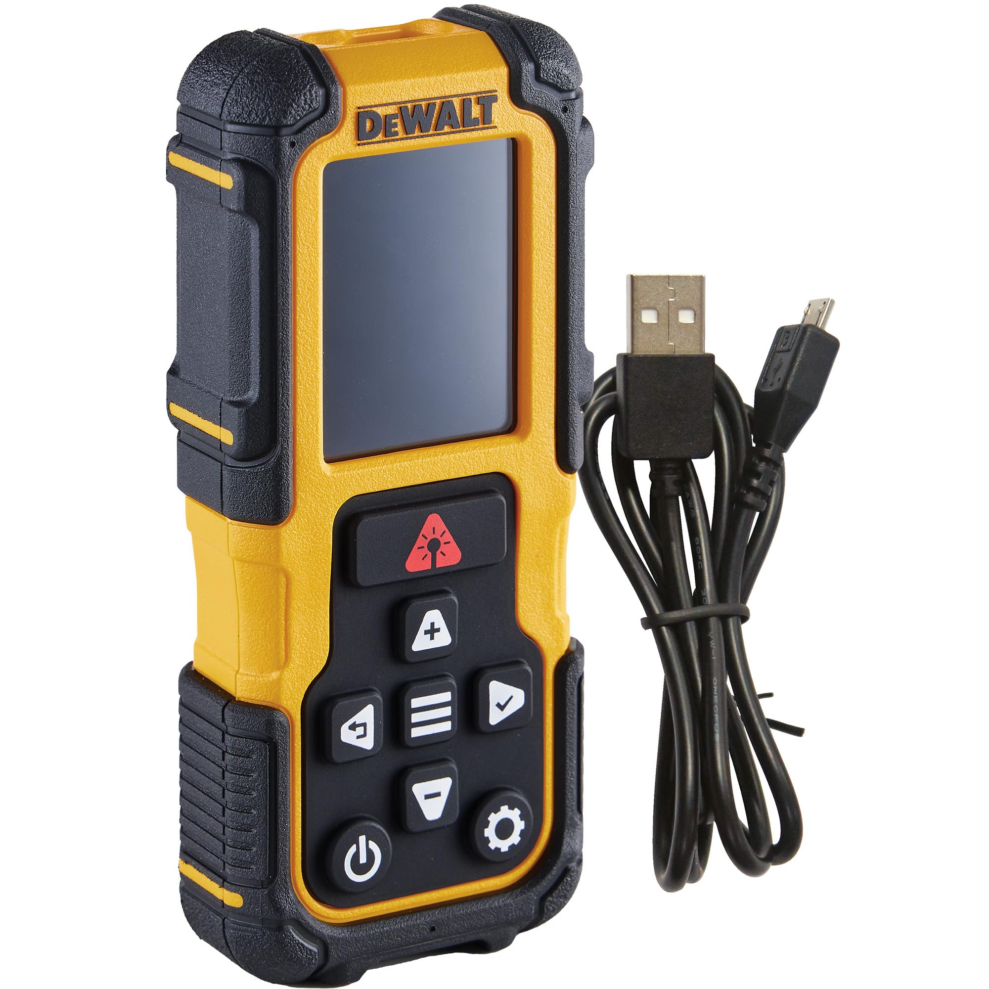 DEWALT Misuratore di distanze laser 60 metri con batteria al litio ricaricabile fino a 60m, DWHT78200-XJ
