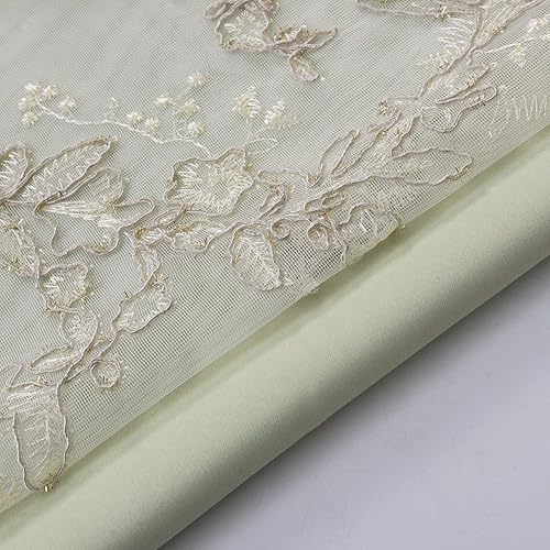 Miniatura 8 de GYROHOME Soild - Cortinas con gasa transparente blanca bordada, doble capa para mezclar y combinar con ojales en la parte superior para dormitorio,