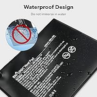 Vista 7 de BN-LINK Almohadilla térmica duradera para reptiles de 6 x 8 pulgadas con termostato digital debajo del tanque, calentador de terrario, juego