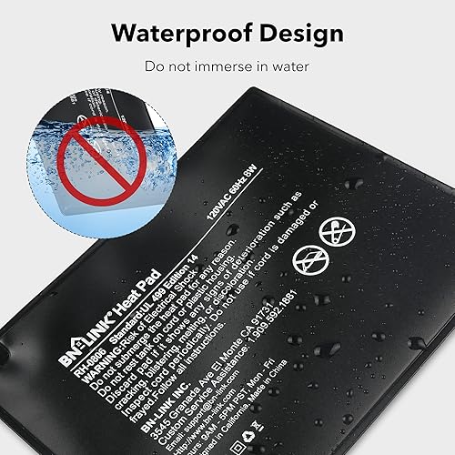 Miniatura 14 de BN-LINK Almohadilla térmica de reptiles de 8 x 12 pulgadas, 16 W para 30-40 galones debajo del tanque de terrario, alfombrilla de calefacción