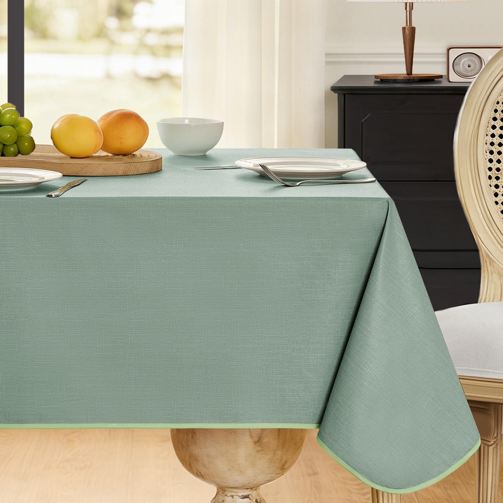 FIBORIA Wachstuchtischdecke Tischdecke Outdoor Wetterfest