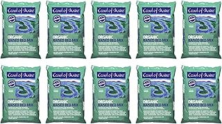 Coast of Maine Castine Blend Organic Raised Bed Soil Mix with All Natural Ingredients for Vegetables, Herbs, and Flowers, ...