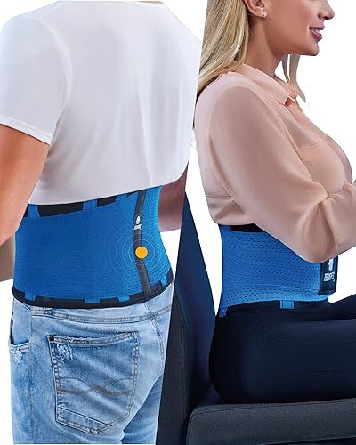 Tecnomed Soporte de espalda para hombres y mujeres, alivio inmediato del dolor de espalda, hernia de disco, ciática, escoliosis, cinturón