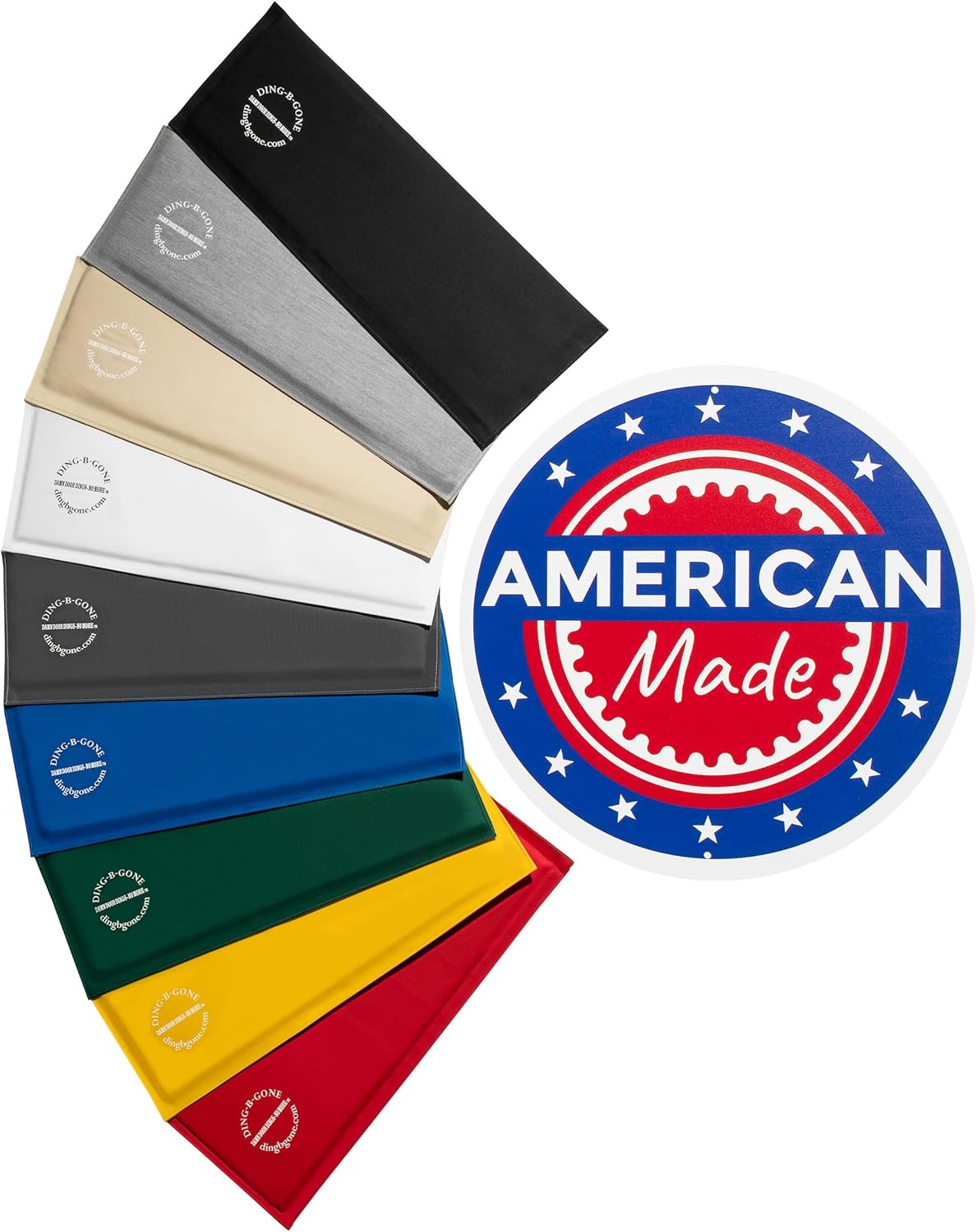 Stop Door Dings with Custom Door Protectors for Your Car-Truck-SUV. Offered in 9 Colors That Compliment Your vehicle's Paint Color (Red, 11" X 34"). Includes 2 Protectors for Driver & Passenger.