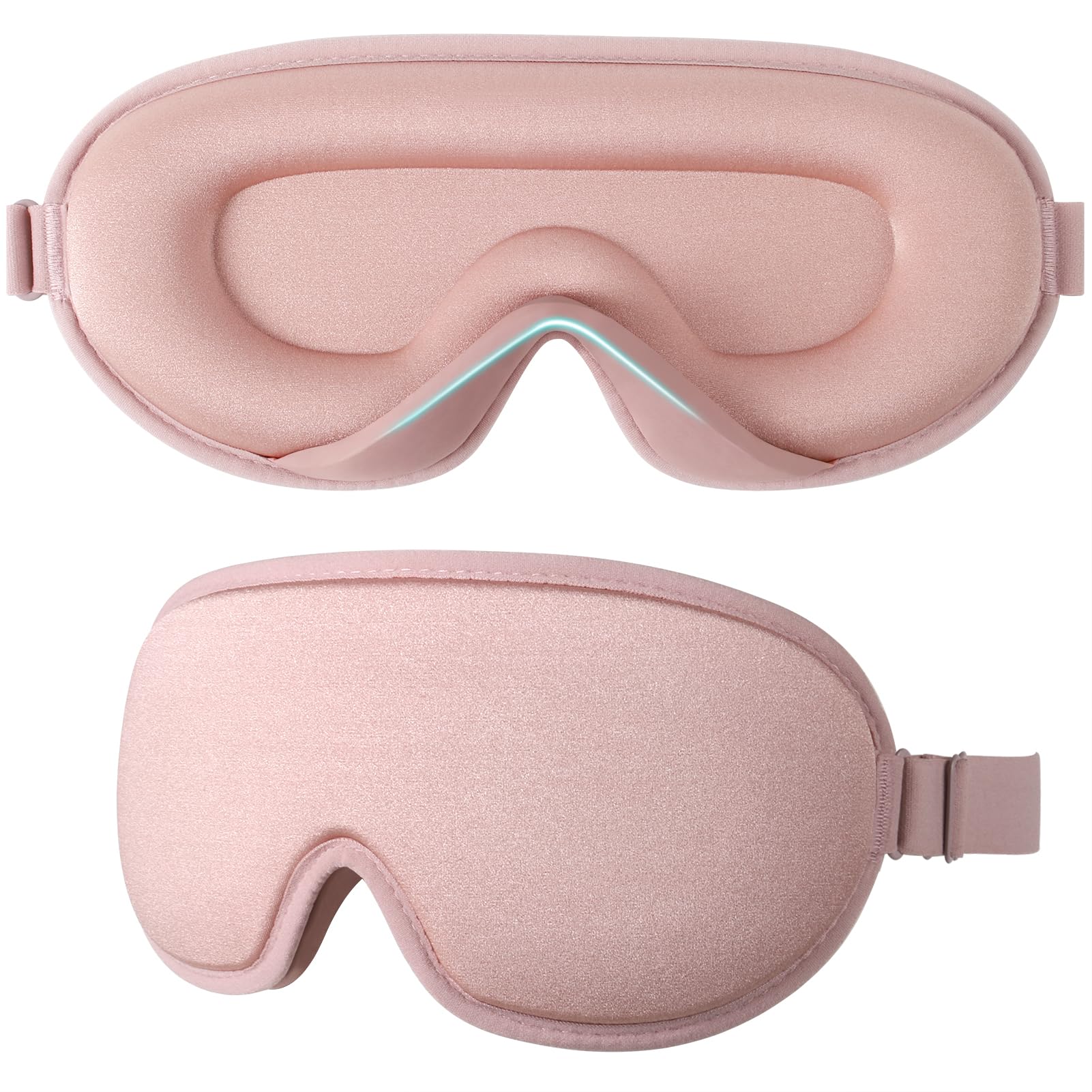 100% Blackout Sleep Masks for Women & Men, Supefisher 3D Contoured Sleep Mask, Zero Eye Pr...