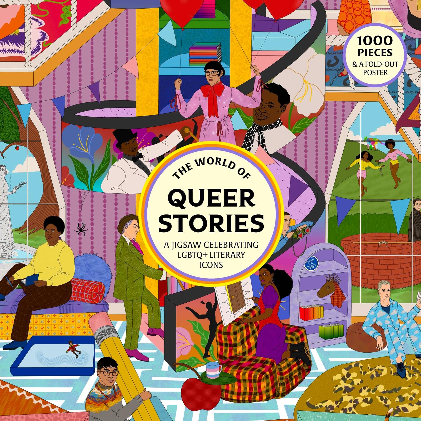 The World of Queer Stories a 1000-piece Jjigsaw: Celebrating LGBTQ+ Literary Icons