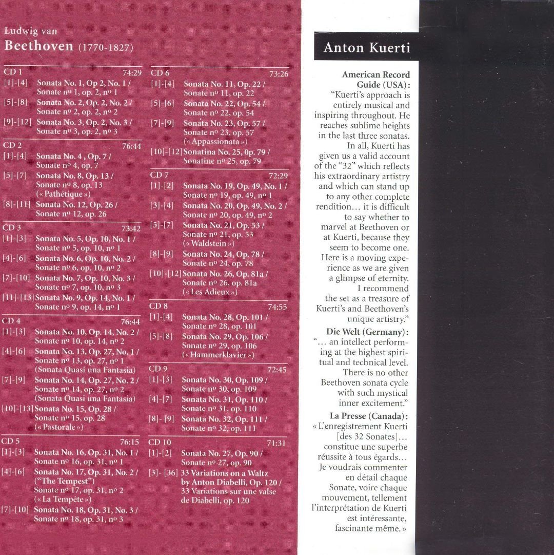 Complete Piano Sonatas &