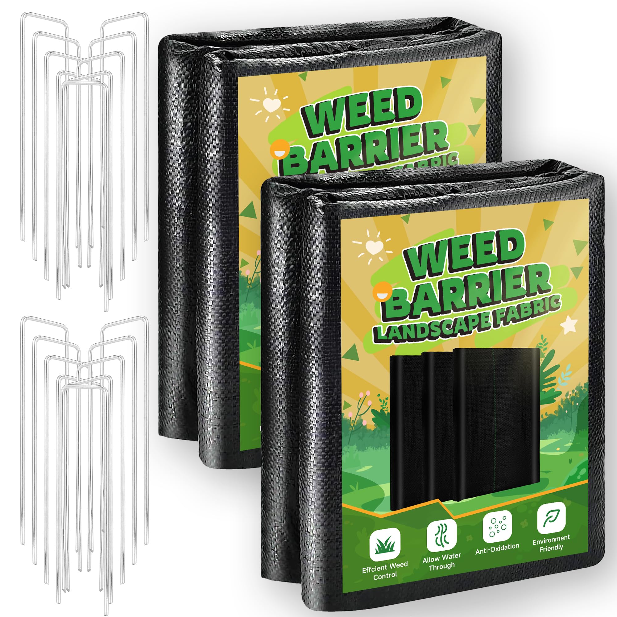 Kijamilee 2FT x 100FT Weed Barrier