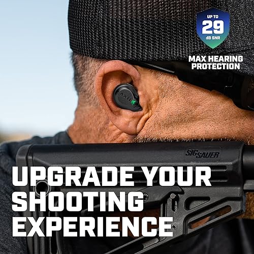 Miniatura 2 de AXIL XCOR PRO Auriculares inalámbricos Bluetooth — Auriculares HearPRO con control táctil — Mejora Bluetooth — Protección auditiva — Resistente al