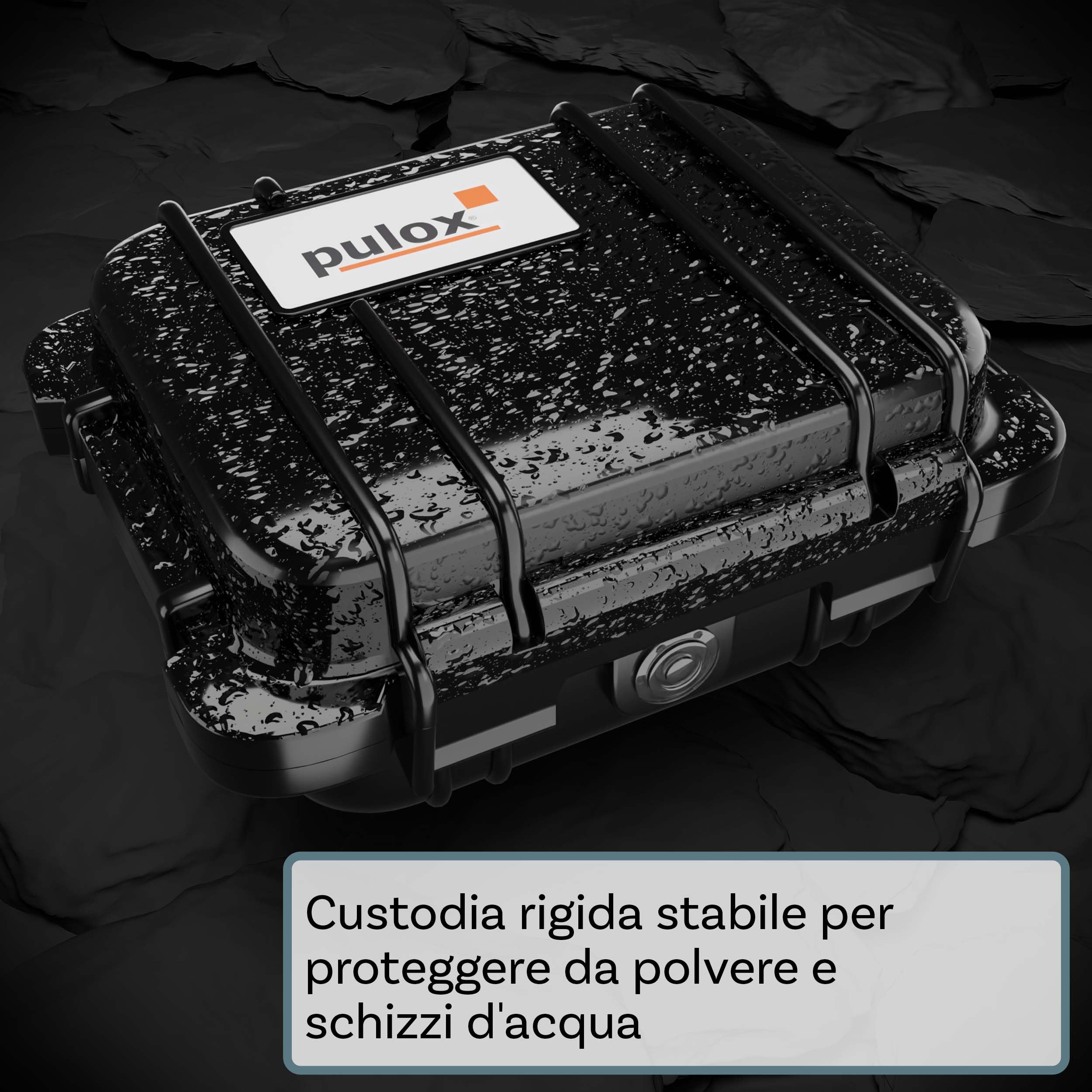 Pulsossimetro Pulox PO-200 Set - Saturimetro da dito professionale con custodia, borsa, batterie e cordino - Misurazione di SpO2, polso e PI sul dito