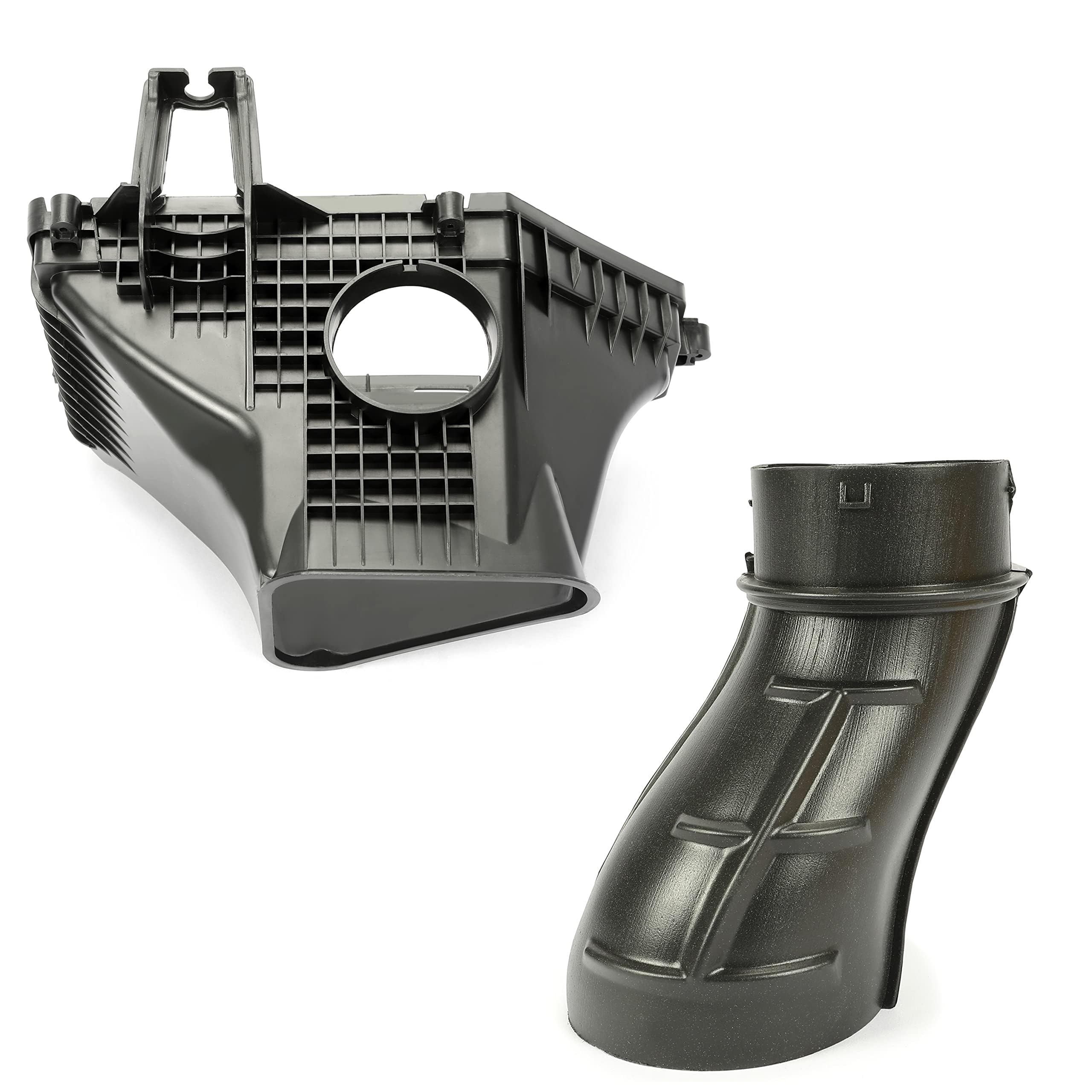 KUAFU Conversion Air Cleaner Intake Box & Duct Tube Kit Compatible with 2015-2022 Dodge Challenger Dodge Charger SRT Hellcat (2 packages)