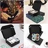 Kurtzy Black Kraft Gift Boxes (20 Pack) - Box Measures 12 x 12 x 5cm (4.72 x 4.72 x 1.96 inches) - Easy Assemble Square Presentation Favour Present Box - Parties, Birthdays, Weddings, Holidays