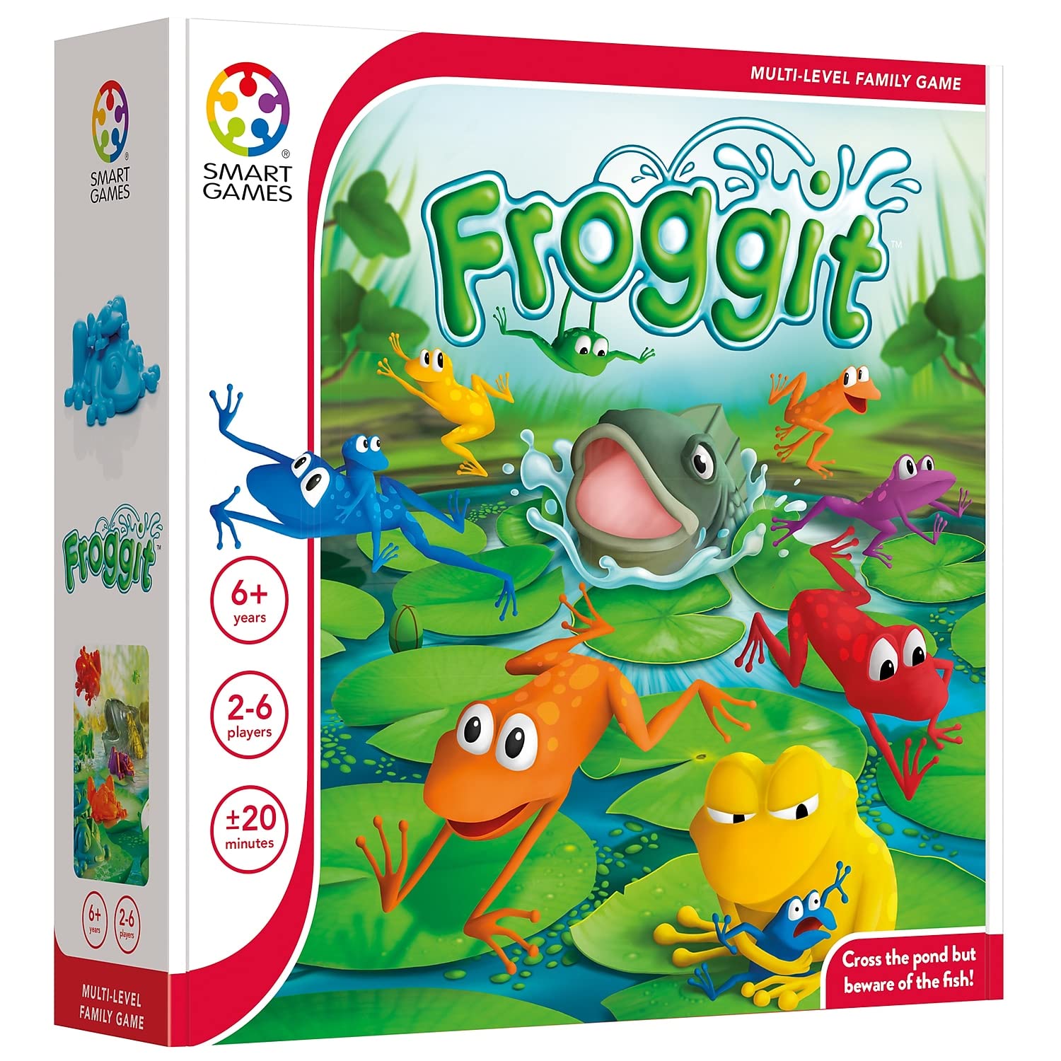 SmartGames Froggit - A Family Board Game for 2-6 Players Ages 6 - Adult