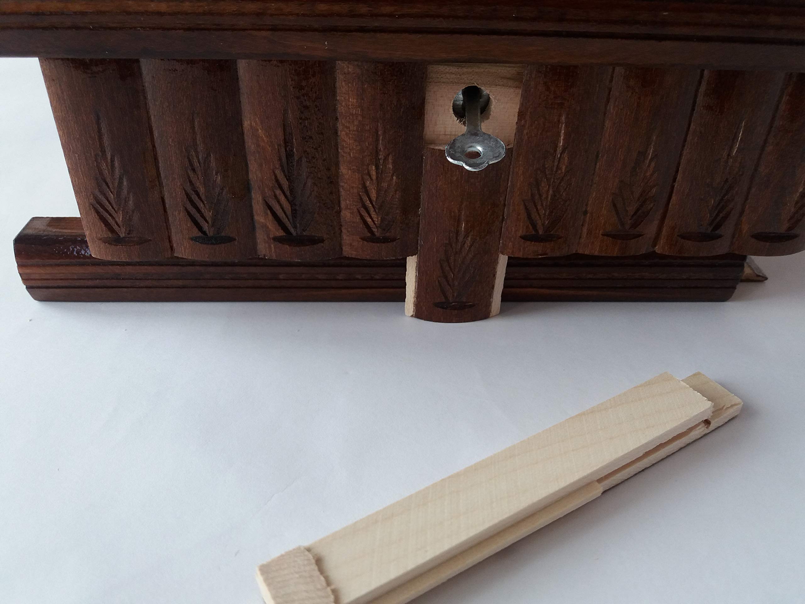 Grote houten magische puzzel geheim mooie hand gesneden sieradendoos Grote houten magische puzzel geheim mooie hand gesneden sieradendoos