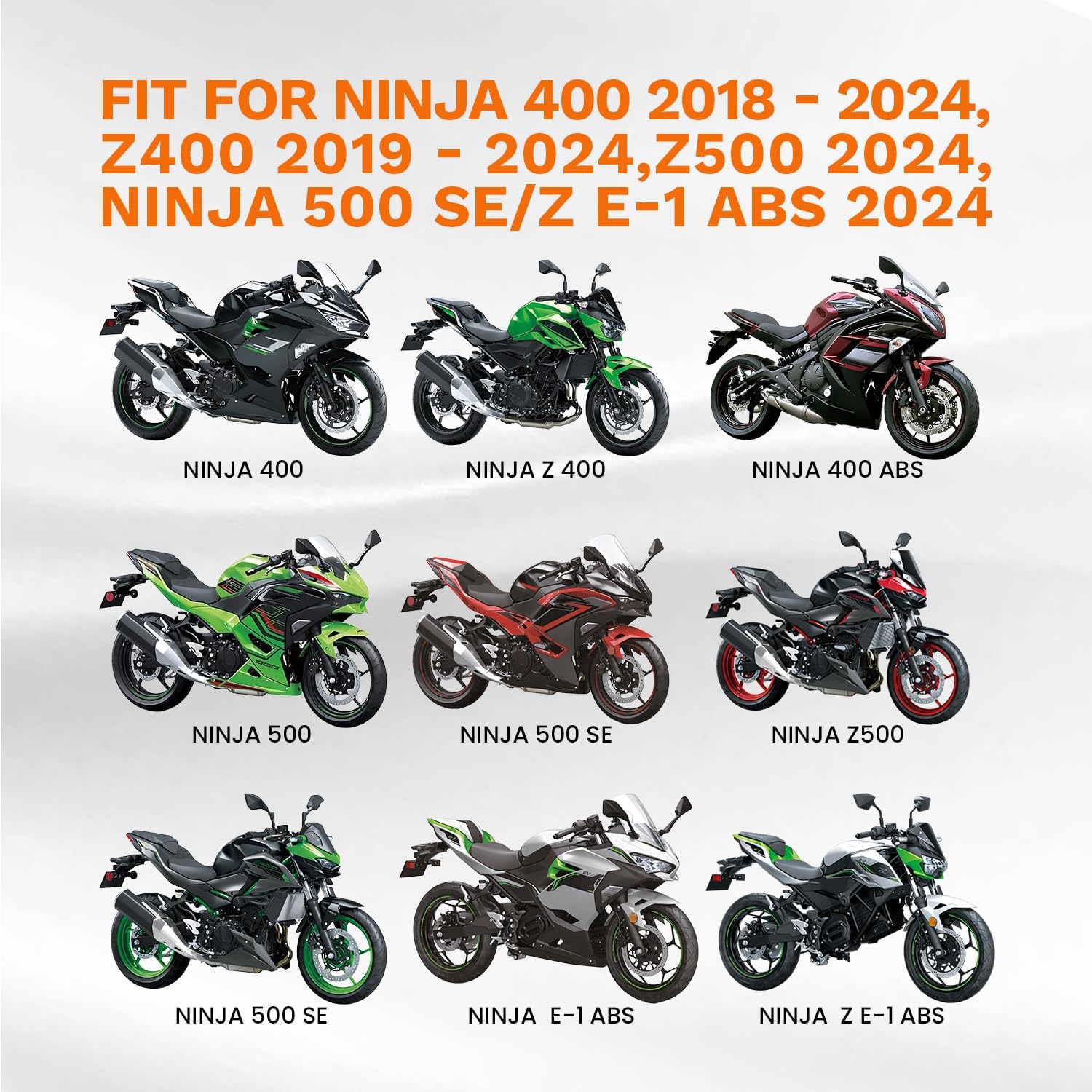 Gear Shift Lever for Ninja 400 2018-2023, Ninja 500 2024-2026, Ninja 400 ABS 2018-2024, Z400 2019-2024, Z400 ABS 2019-2023, Z500/Z500 SE 2024-2025, Motorcycle Shifter Foot Pedal (Black)