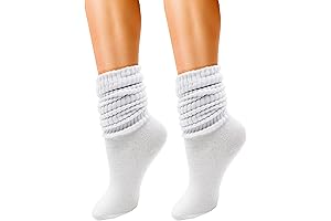 Scrunched Up Cozy: Winterlace Women's Slouch Socks, Soft & Warm