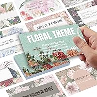 Vista 14 de Tarjetas de presentación personalizadas con plantillas coloridas, tarjetas de visita personalizadas con tu logo, de 3.5 x 2 pulgadas, papel mate