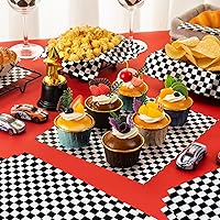 Vista 4 de 100 hojas de papel encerado a cuadros en blanco y negro para alimentos, papel de cera para sándwich, envolturas de papel de bocadillos