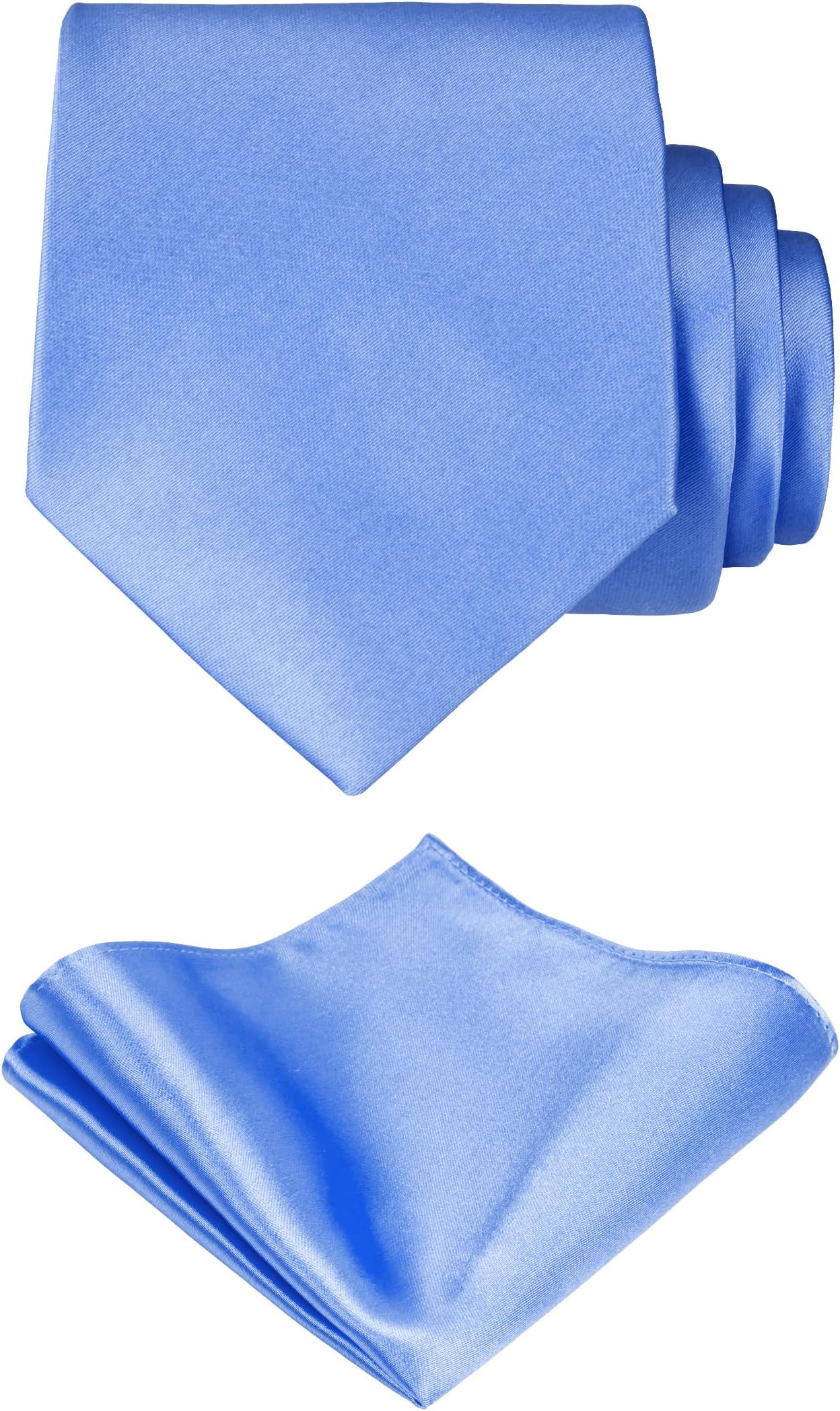 Tie G U Style solid color neck pocket square set,satin micro fiber,silky finishing,gift box packing. (peach puff)