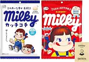 Amazon.co.jp: OKURUX [2種セット] 不二家 ミルキー カッチコチ