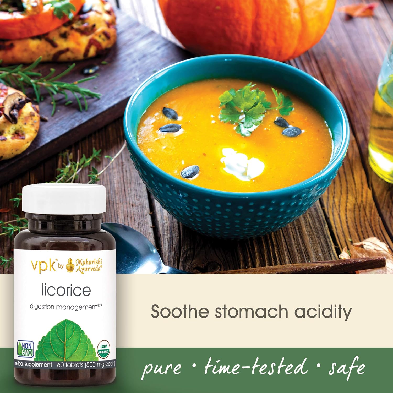 Maharishi Ayurveda Organic Licorice | Soothes Stomach Acidity | Promotes Stomach Comfort | Soothes Occasional Indigestion : Health & Household