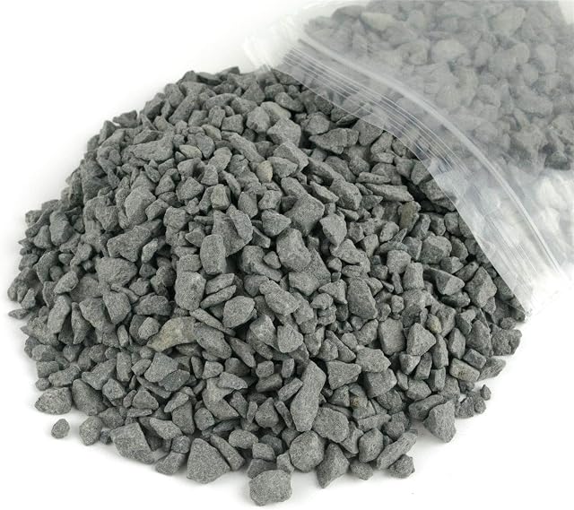 WWS War World Scenics WWScenics Large Grade Dark Grey Stones | 200g Bag | Scenery Basing Material