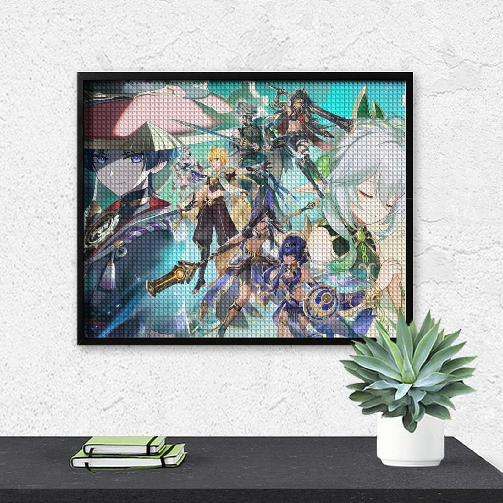 Amazon | 原神ダイヤモンドアートダイヤモンドアート キット全面