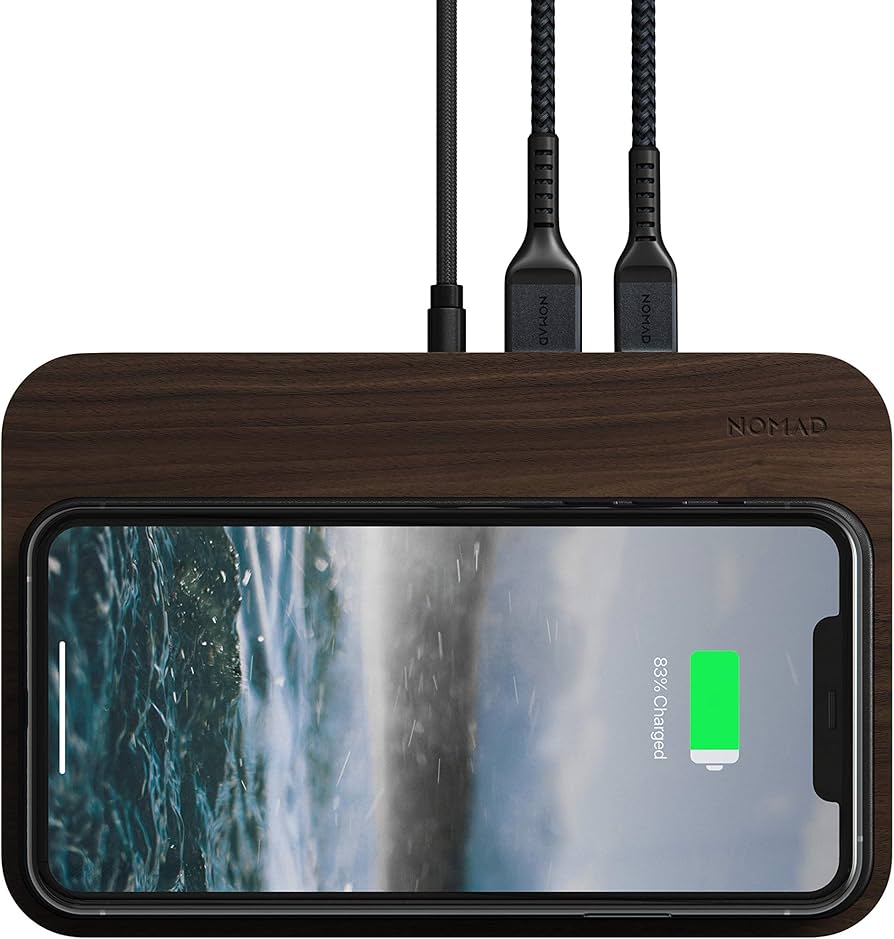 【廃盤】NOMAD Base Station Walnut Editionノマド Amazon.com: Nomad Base Station | Walnut Hub Edition (Includes