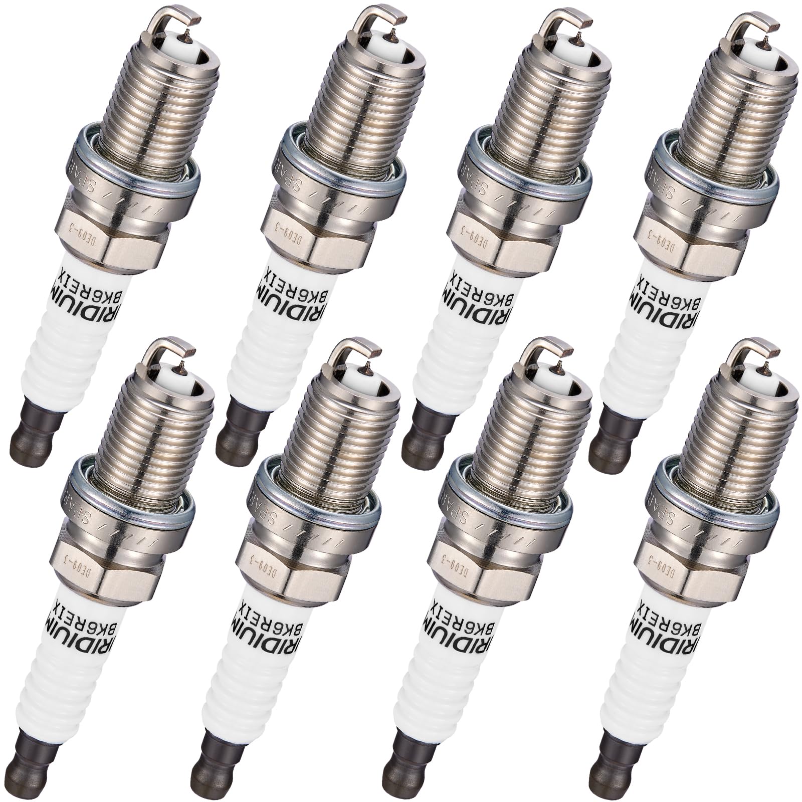 BDFHYK 6418 Iridium Spark Plugs 8PCS for Porsche and compatible European vehicles