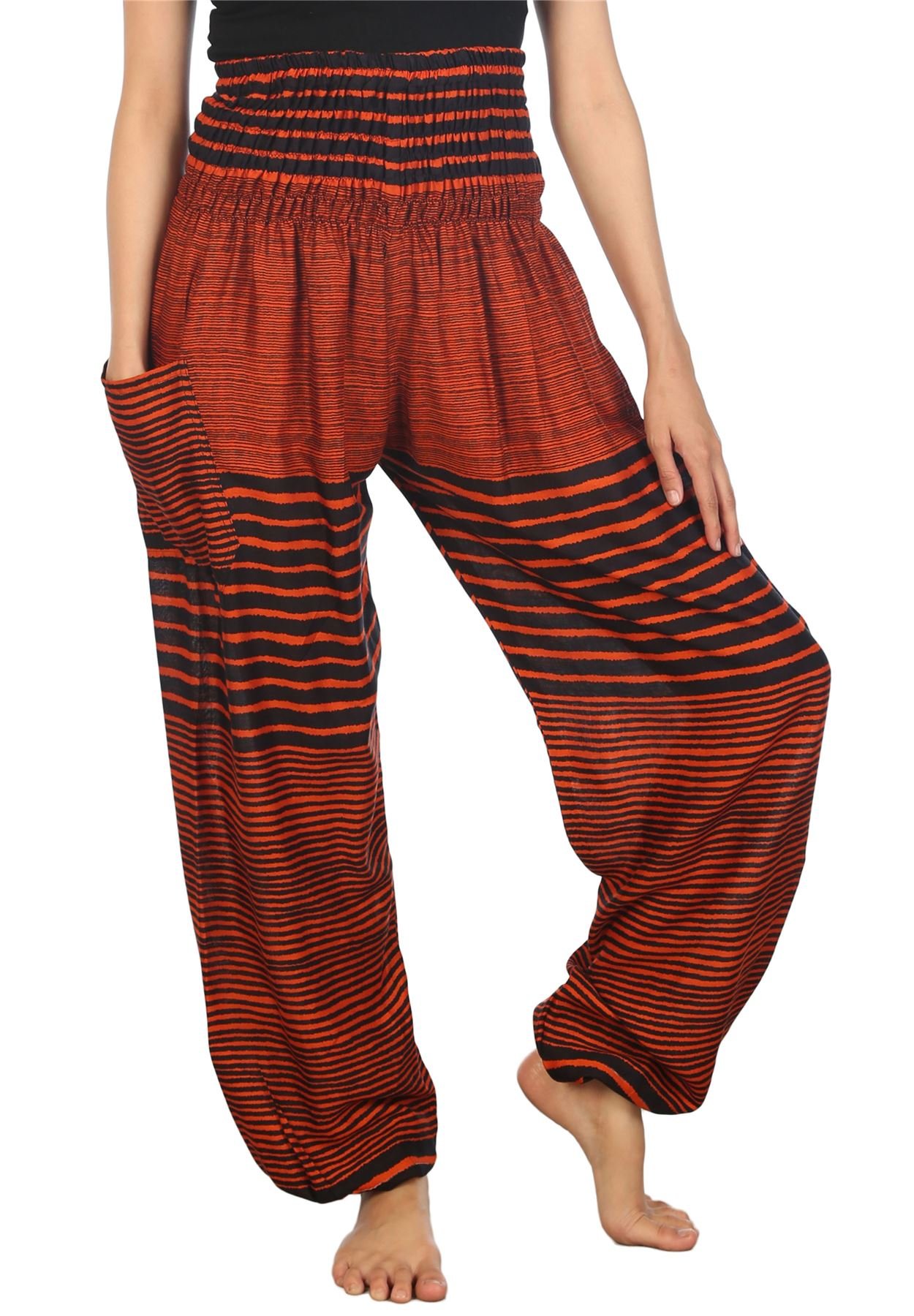 Lofbaz Harem Pants for Women Yoga Boho Hippie Clothing Womens Palazzo Bohemian Pajama Trousers Beach Indian Gypsy Genie Clothes — view 58