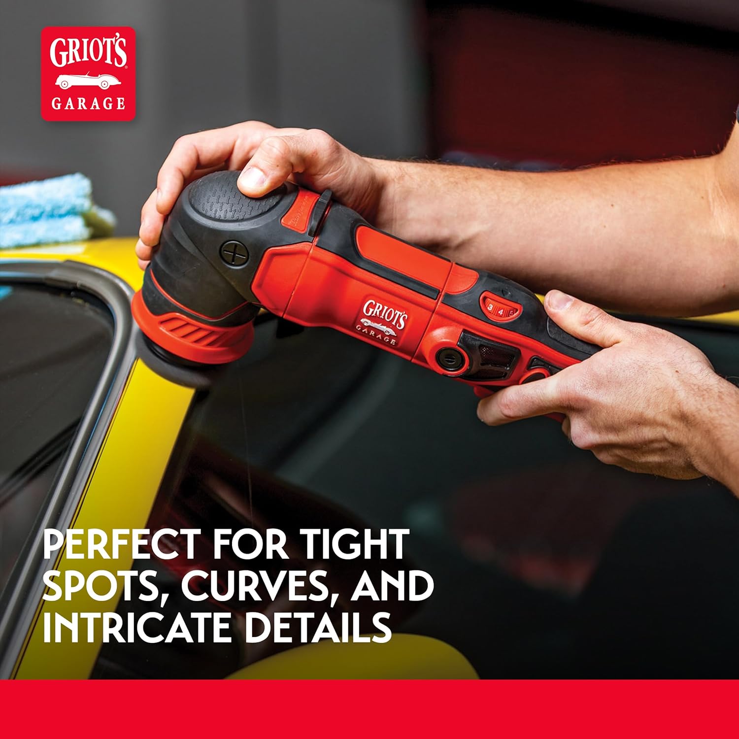 Griot's Garage BOSS 2" Orbital Conversion Kit for Car Polishing and Detailing, Compatible with G8 Mini Random Orbital, Includes Extension Backing Plate, Microfiber and Foam Buffing Pads - Image 5