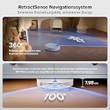 roborock Qrevo Curv 2 Pro Robot Aspirateur Laveur avec Station 3.0, 25000 Pa, Lavage à l'eau Chaude à 100 °C, Double Anti-enchevêtrements, Évitement d'obstacles et Navigation Améliorés, 7,98cm Mince - 4