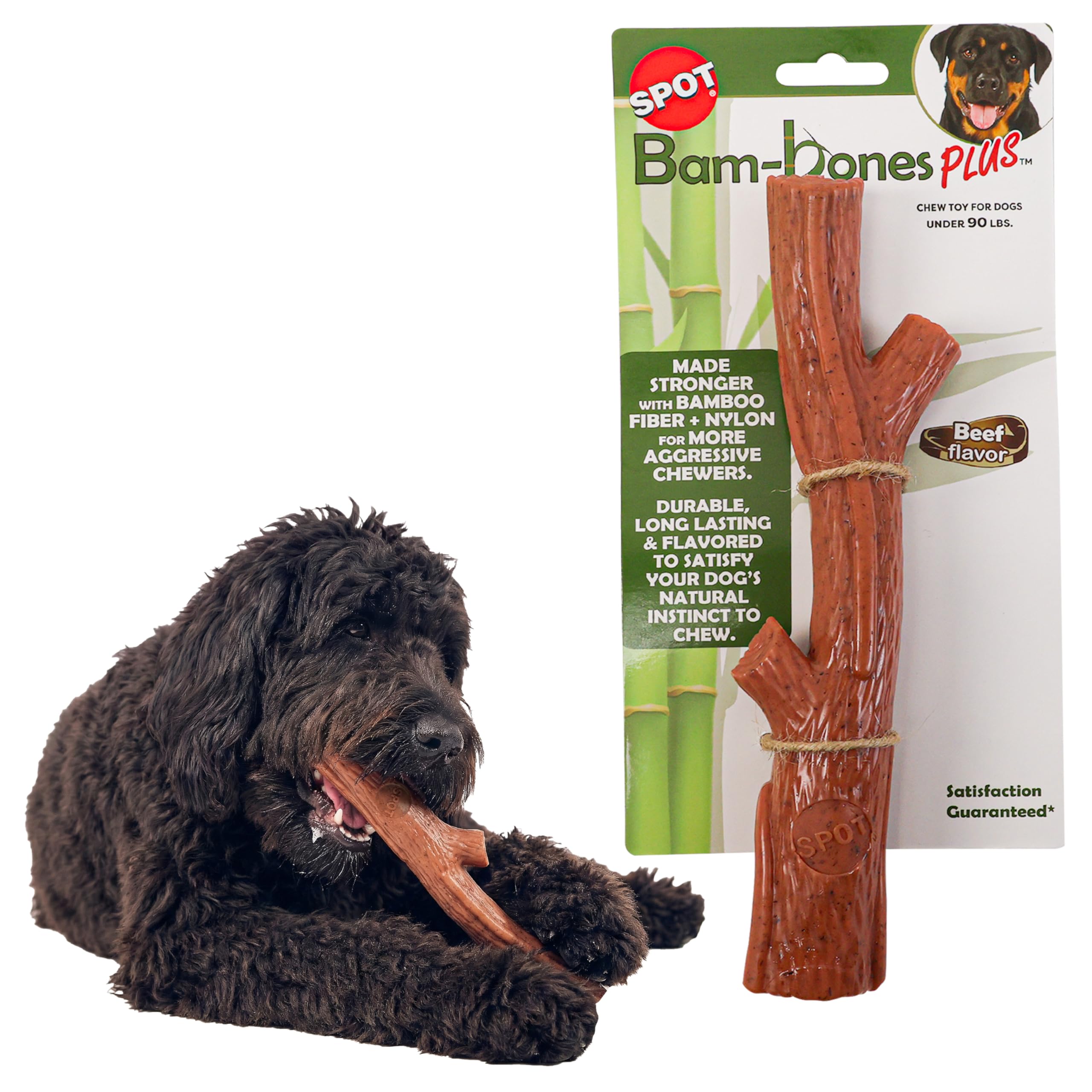 Pet Supplies : SPOT Bam-Bones Plus Branch -Bamboo Fiber & Nylon