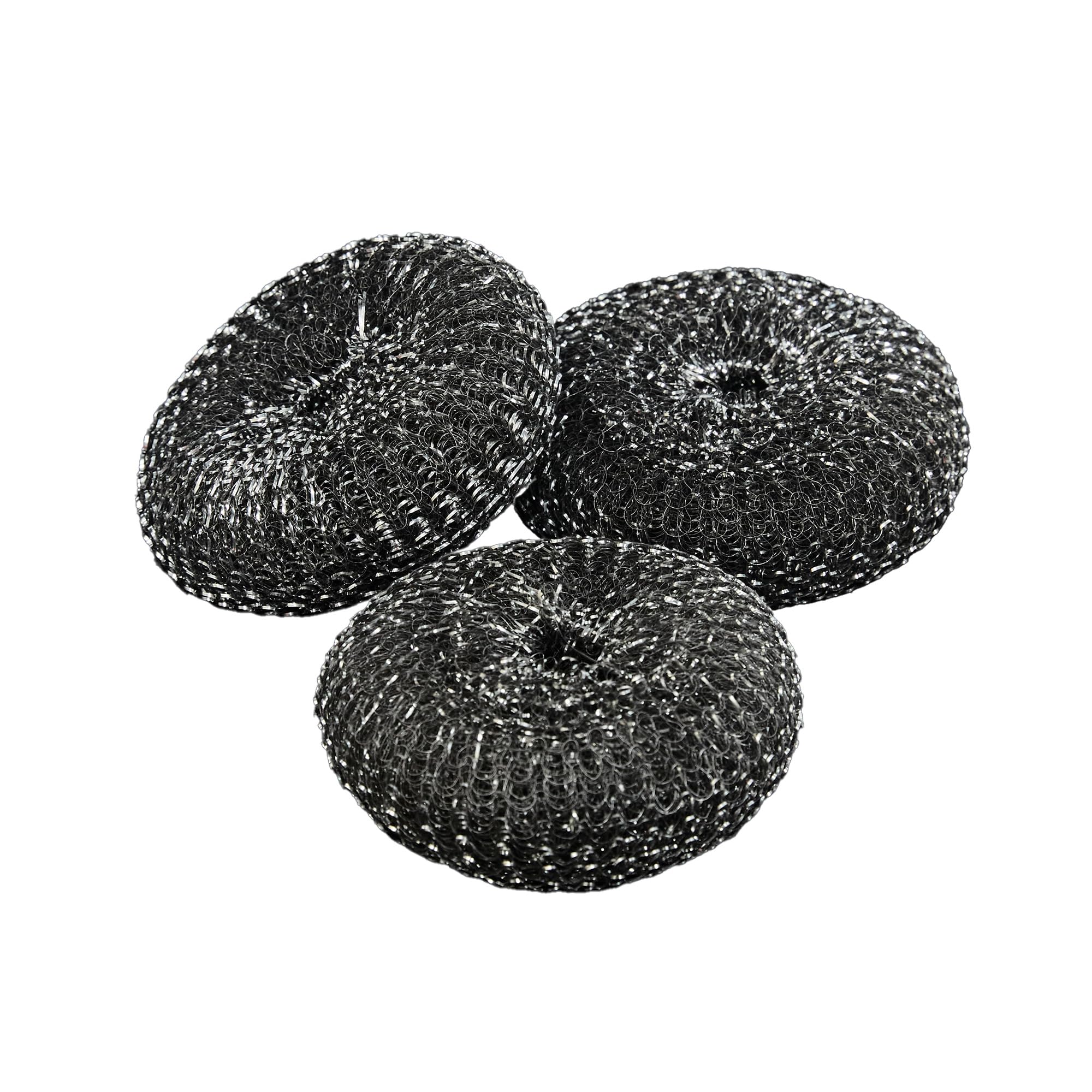Grillstream Barbecue Scouring Brush Head Replacements Heads, Durable Steel Pads for Tough, Deep Clean, Pack of 3