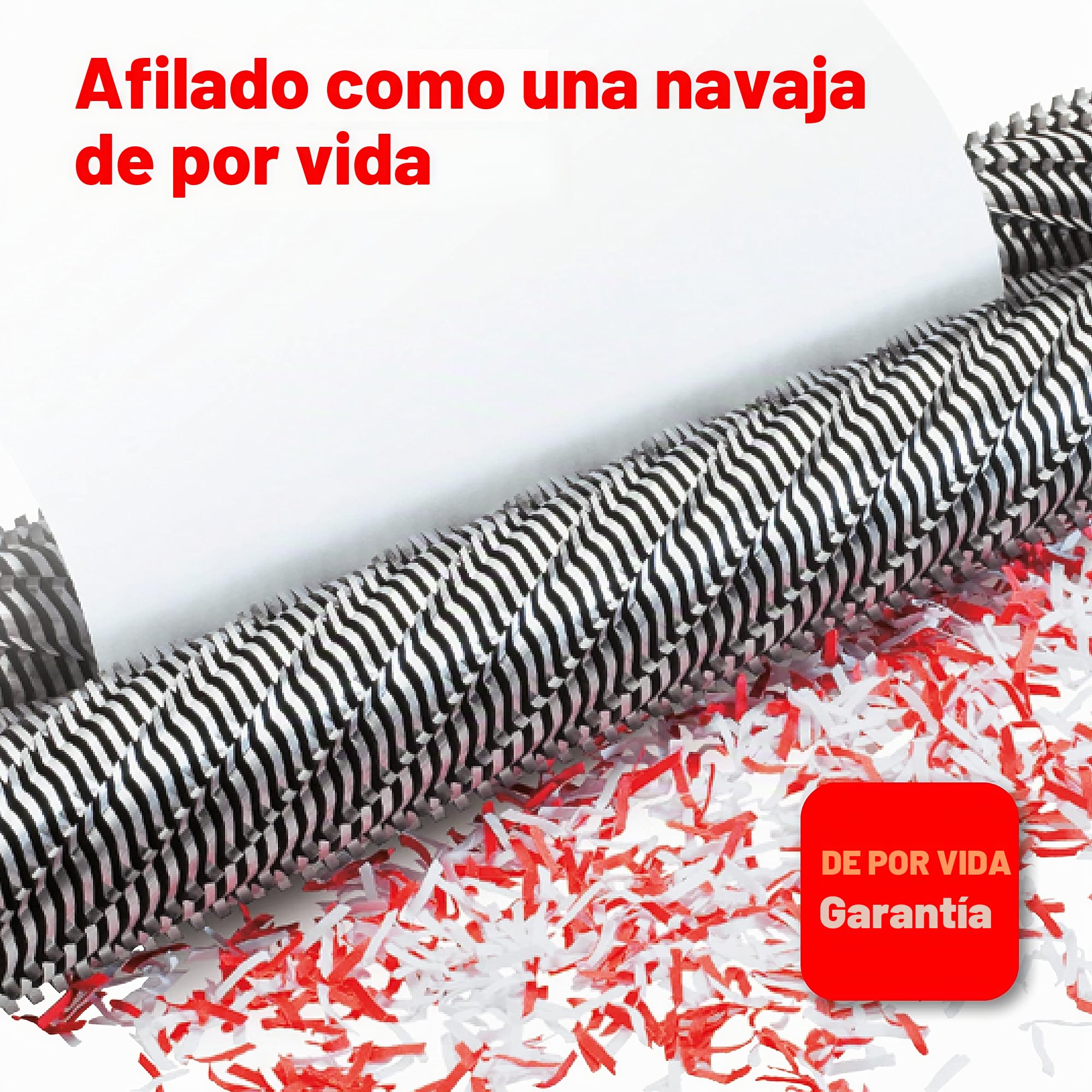 IDEAL 2245 - Destructora de papel, nivel de seguridad P-2, corte en tiras de 4 mm, capacidad de 11 hojas, cubo de basura de 20 L, también destruye grapas y tarjetas de crédito