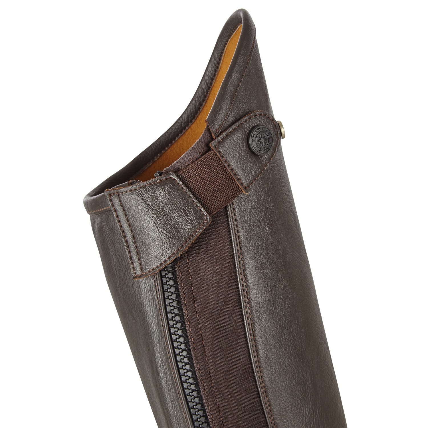 Suedwind© »Soft Chap Comfort« | Sportlich-Eleganter Stiefelschaft | Weiches Leder und elastisches Kunstleder für Ideale Passform | Reitschaft in Farbe: Schwarz & Braun