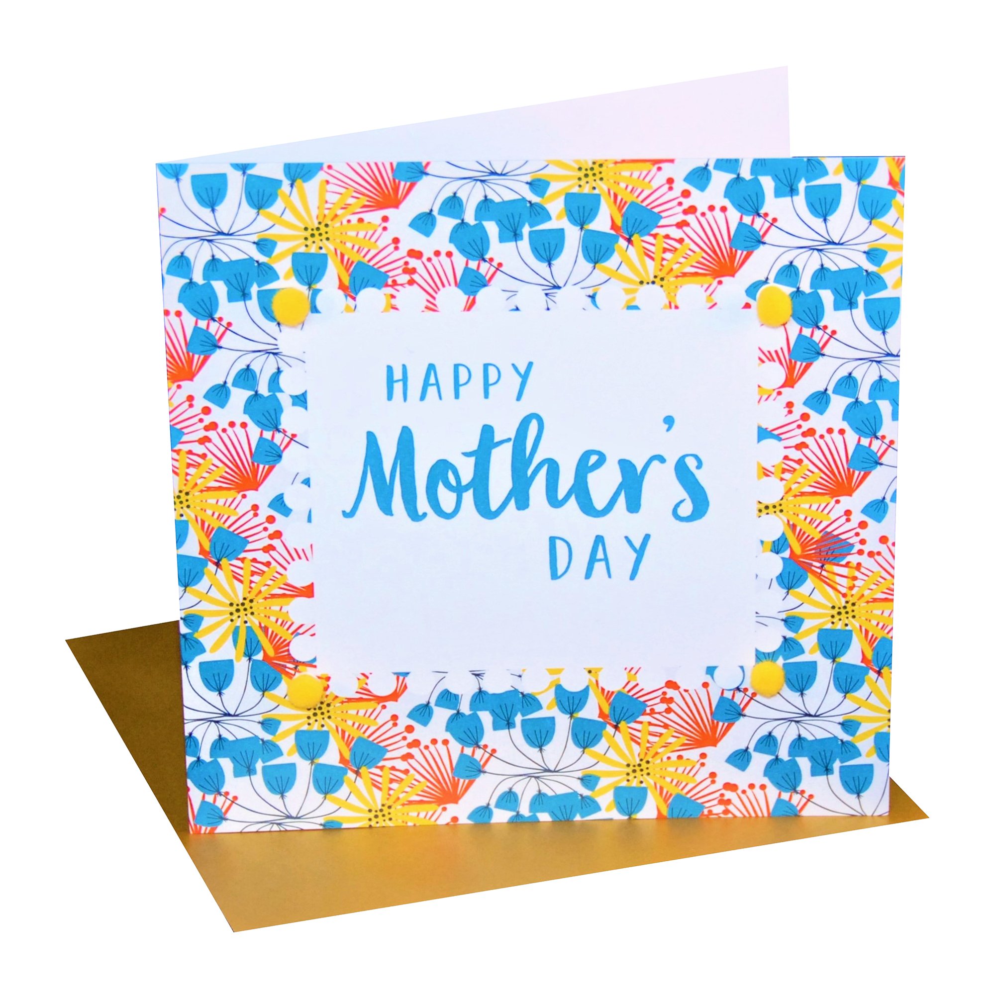 Pom Pom "Pattern" Mother's Day Greeting Card