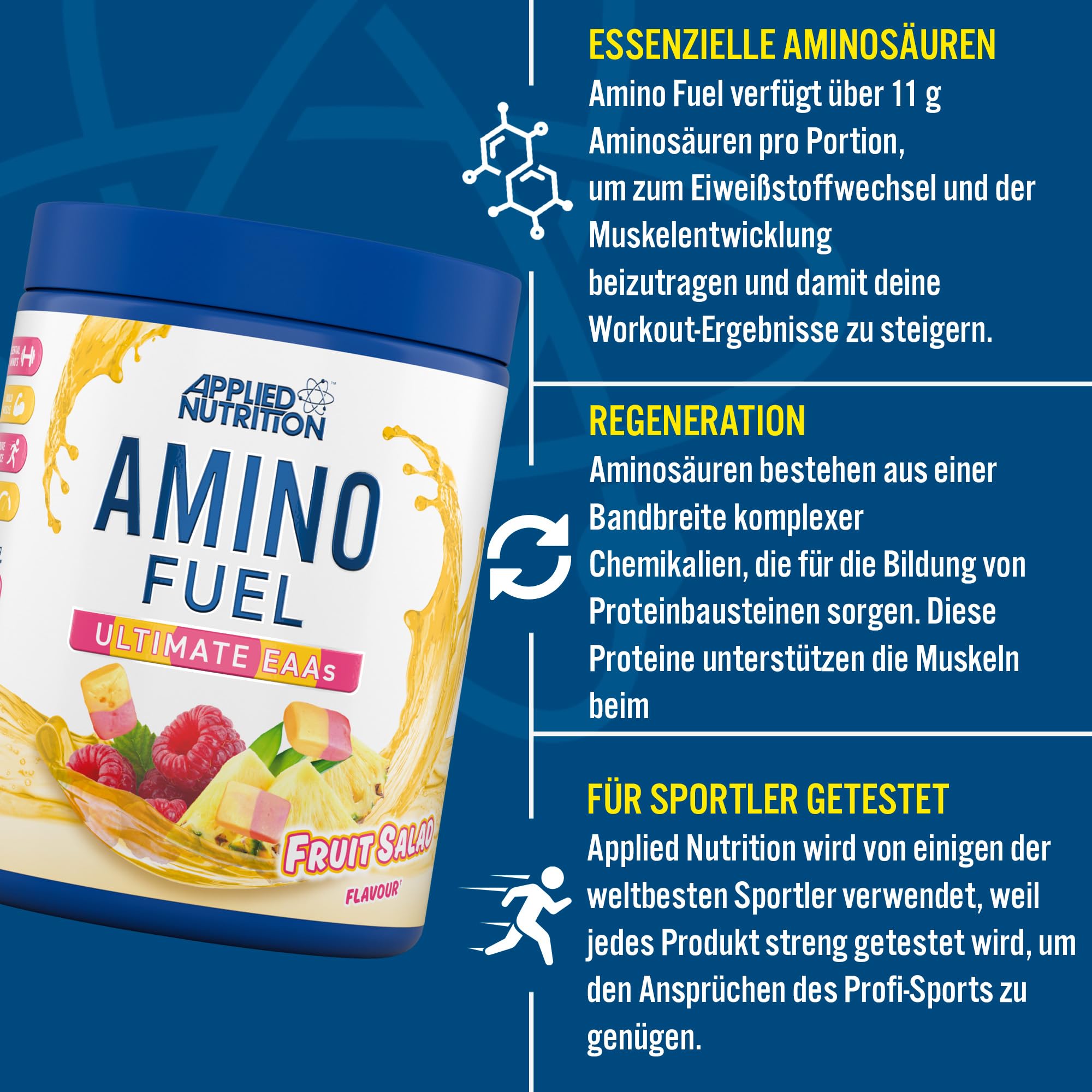 Applied Nutrition Amino Fuel – EAAs Pulver, EAA Essenzielle