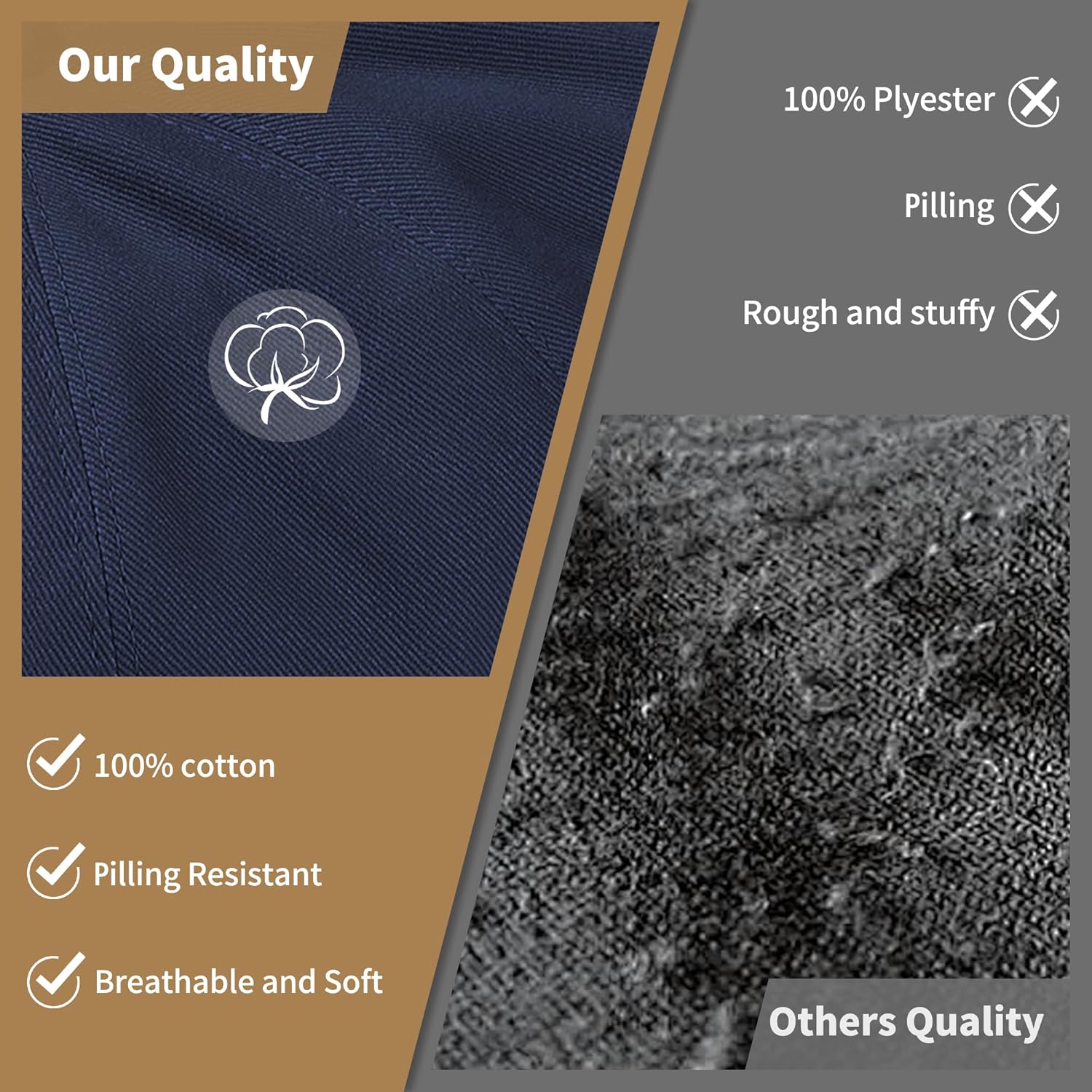 KUJUHA Newsboy Cap for Men Flat Cap 100% Cotton Irish Gatsby Ivy Golf Cabbie Hat Driving Hat