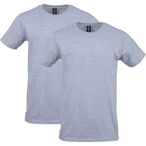 Gildan Unisex-Adult Softstyle Cotton T-Shirt, Style G64000, Multipack