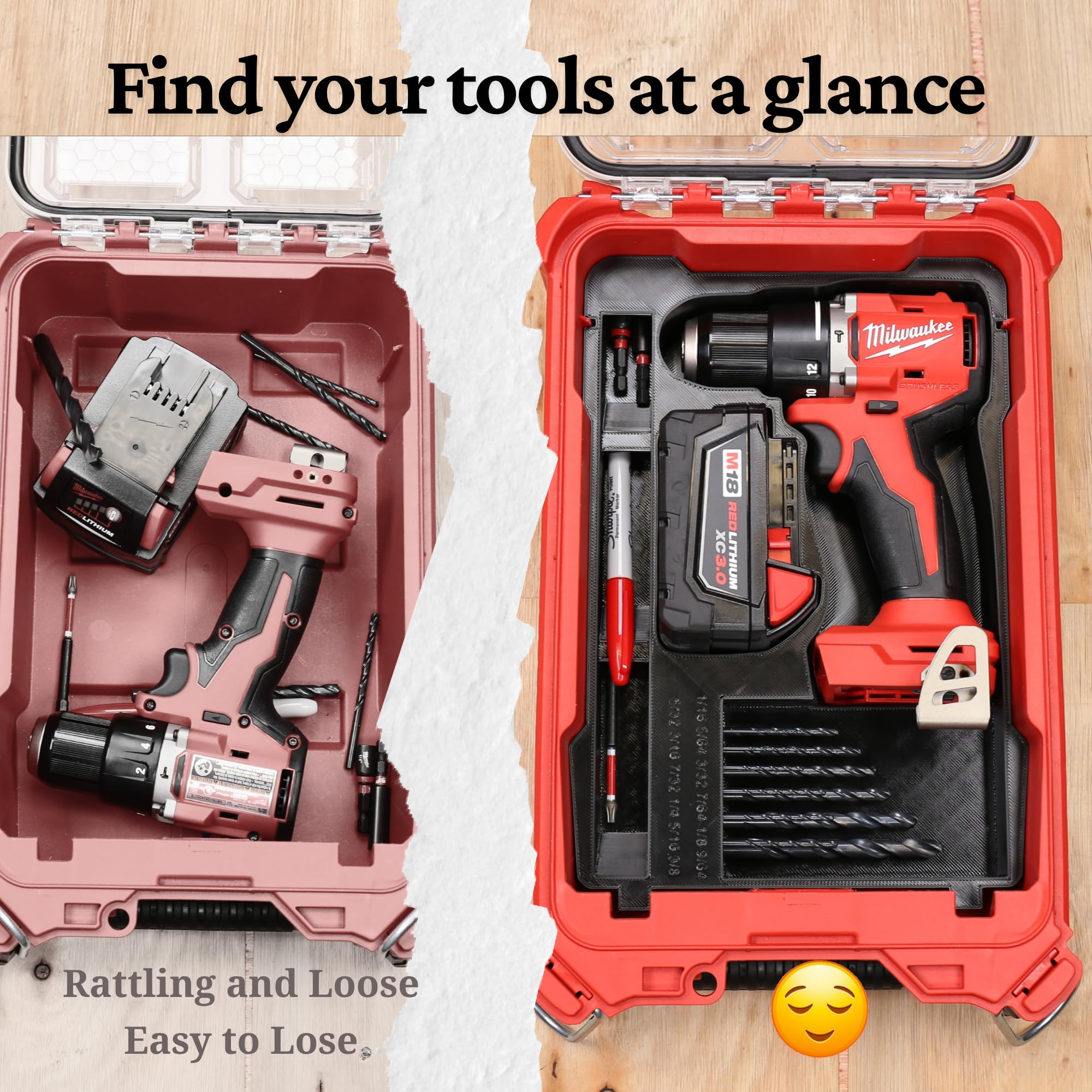 Insert for Milwaukee M18 Brushless 1/2" Hammer Drill Driver 3602-20 — Amazon image 4