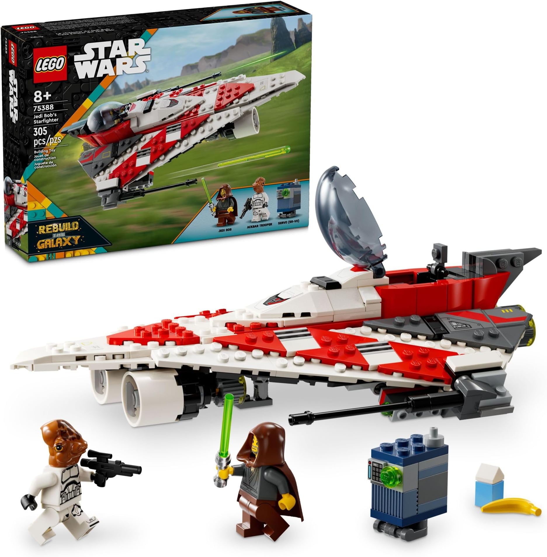 Star Wars 75388 Jedi Bobs Starfighter (305 Pieces)