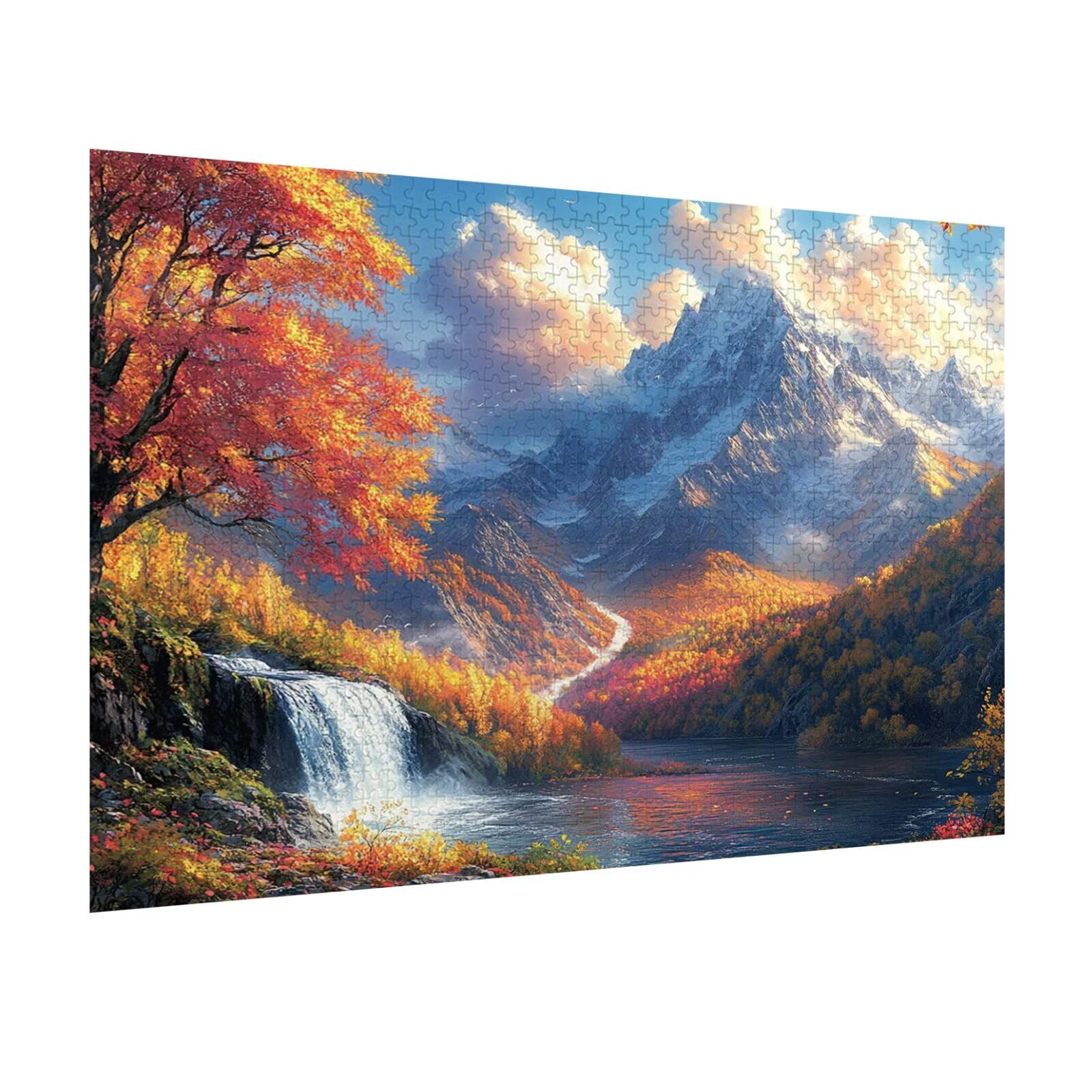 Puzzle 5000 Pezzi Autunno Puzzle Adulti, Gioco Educativo, n-715