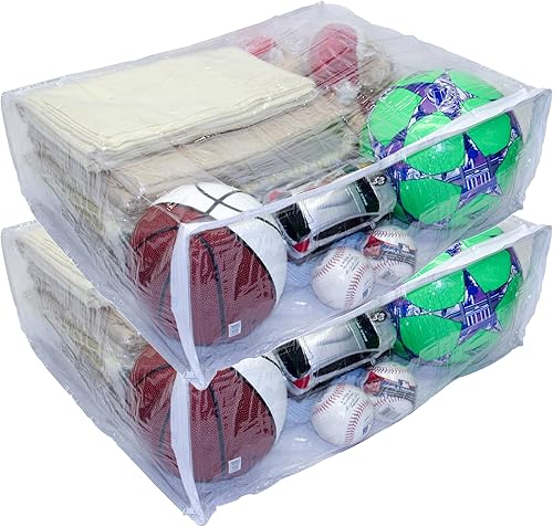 Miniatura 5 de Oreh Homewares - Bolsas de almacenamiento de vinilo con cremallera (transparente) para suéteres, mantas, consoladores, juegos de cama y mucho más!