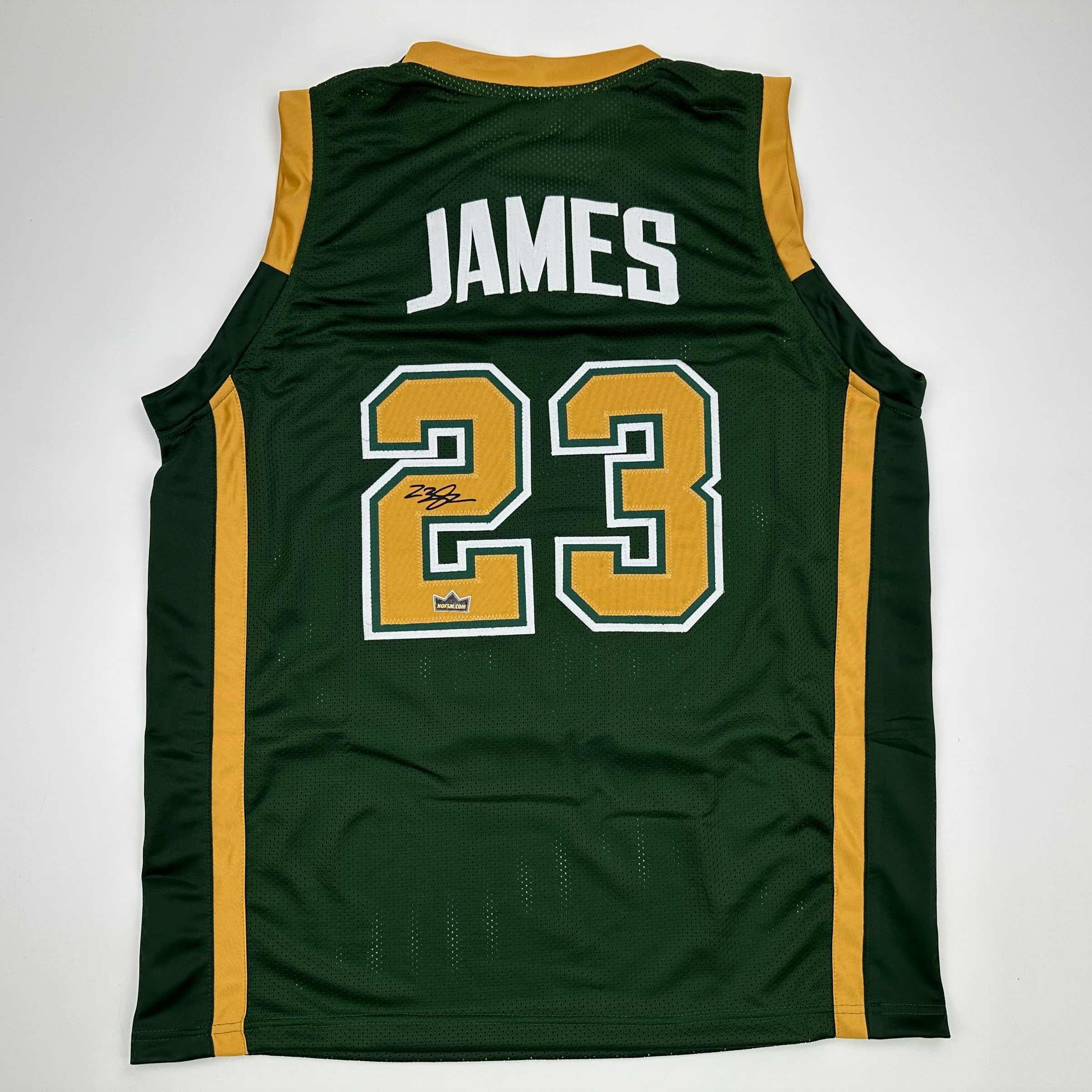 Facsimile Autographed LeBron James St. Vincent-St. Mary High