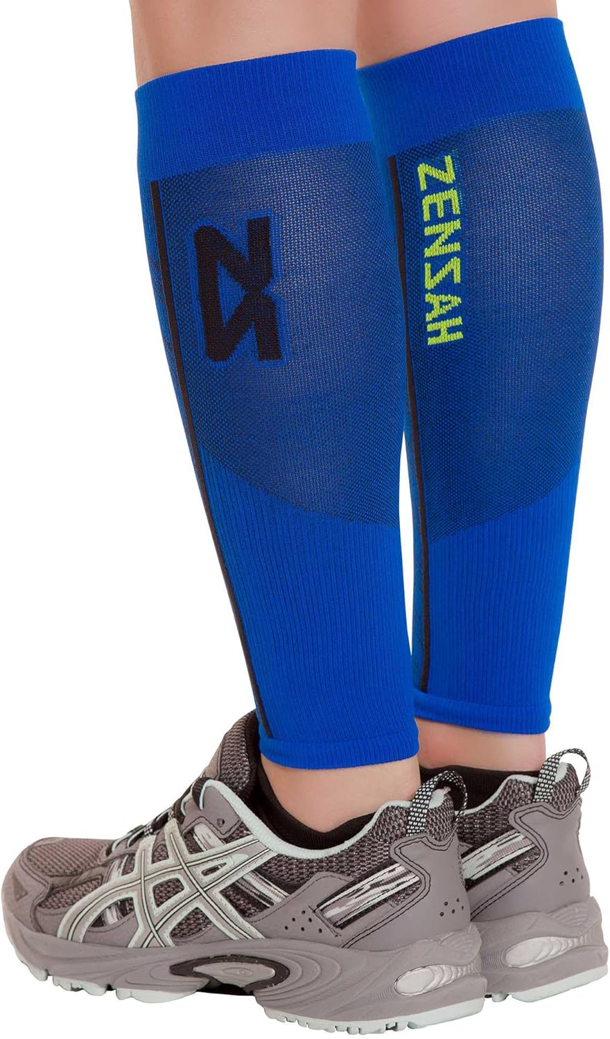 Zensah Featherweight Compression Leg Sleeves - Relieve Shin Splints, Calf Strains - Image 4