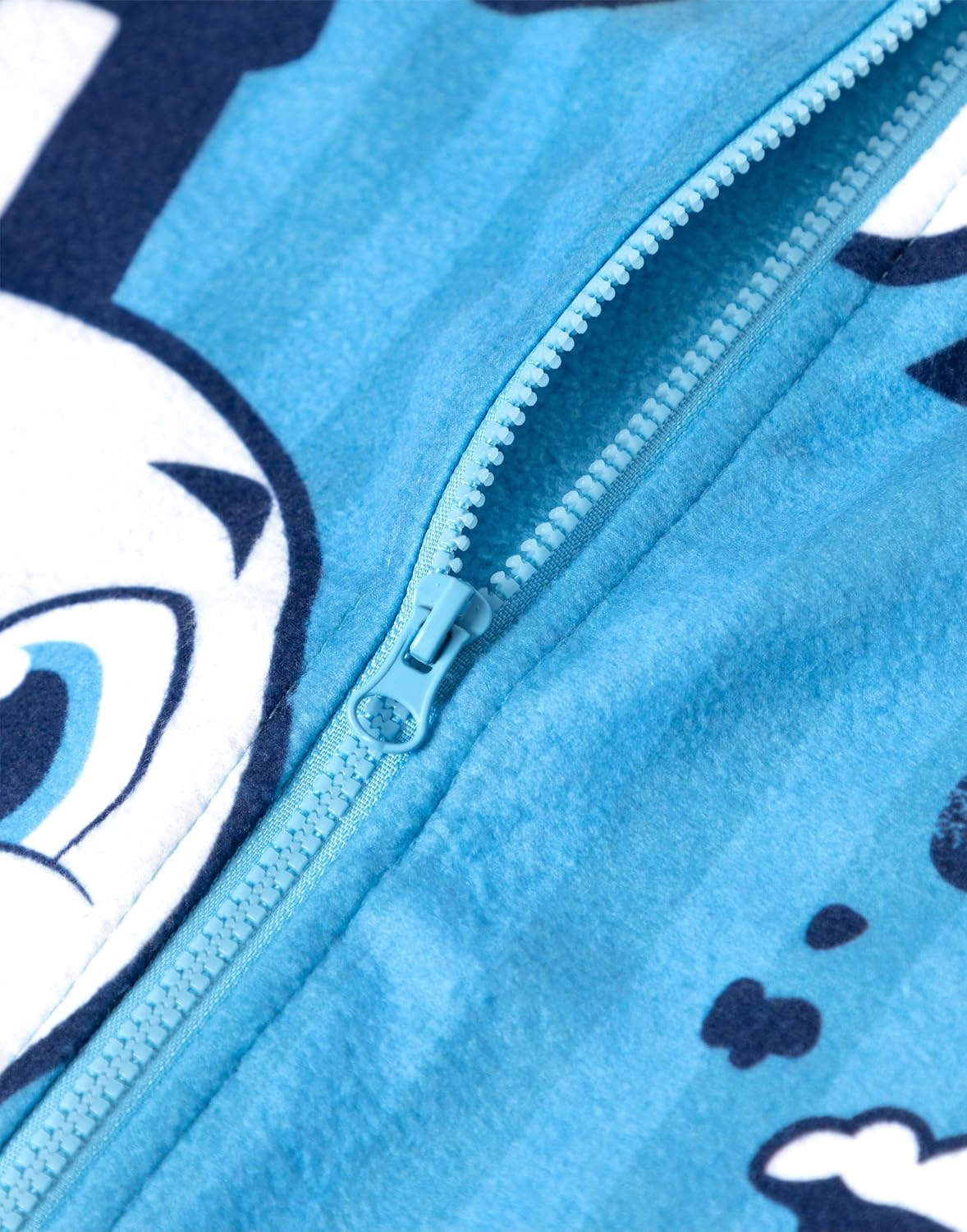 Thomas & Friends Boys Light Blue Zip-Up Onesie | Long Sleeve Sleepwear with Thomas the Tank Engine & Percy Merch