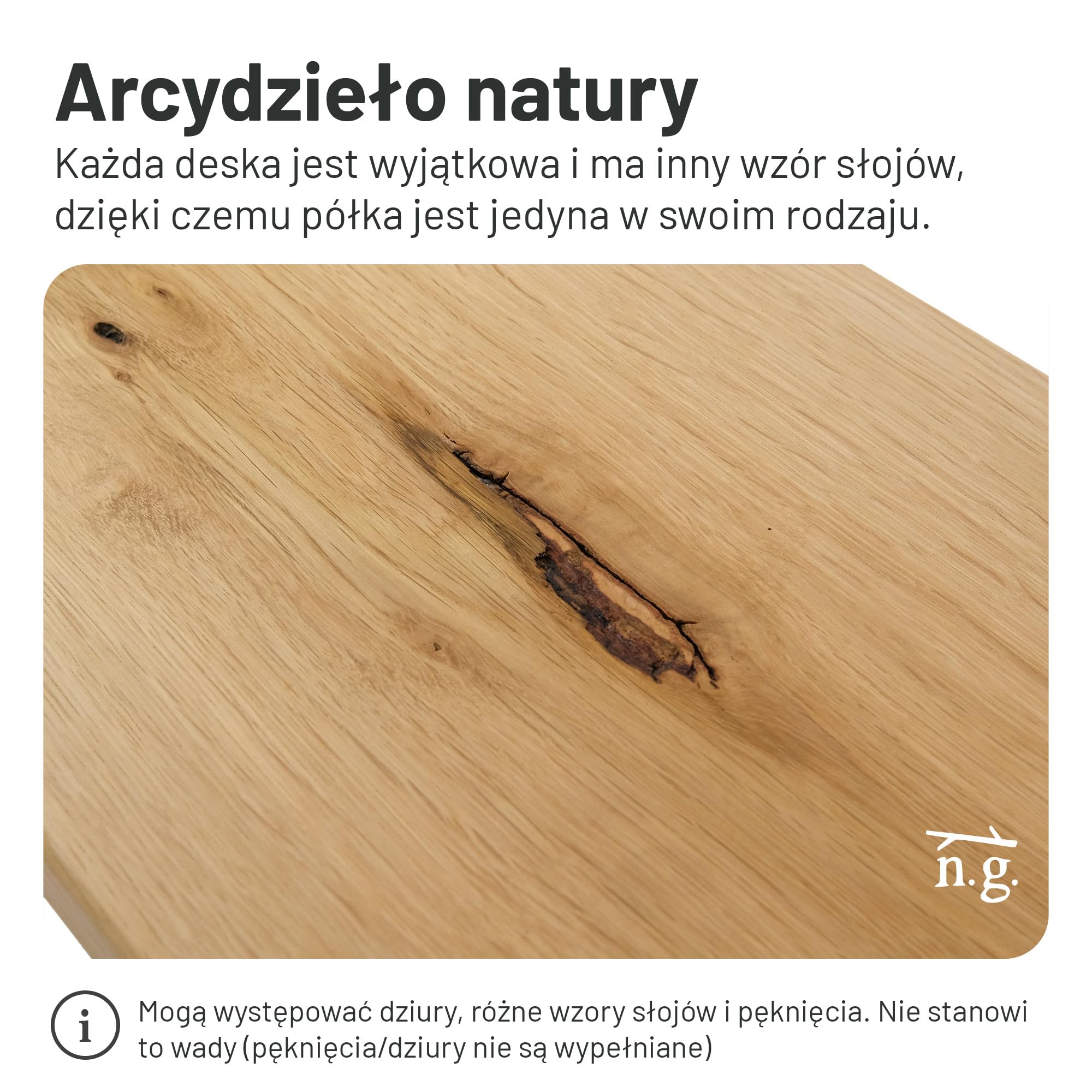 Półka regałowa z dębu, półka ścienna, półka kuchenna, parapet, regał wiszący z litego drewna, wiele wymiarów, rustykalna półka ścienna, uchwyt na książki (G 30 cm, S 100 cm)