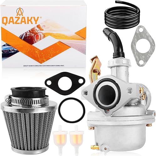 QAZAKY Carburador PZ19 para 50 cc, 70 cc, 90 cc, 110 cc, 125 cc, ATV QUAD, scooter, Go Kart, ciclomotor, mini picador, Pit Dirt Pocket Super Bike